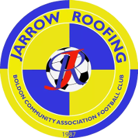 Jarrow Roofing Boldon CA FC club logo